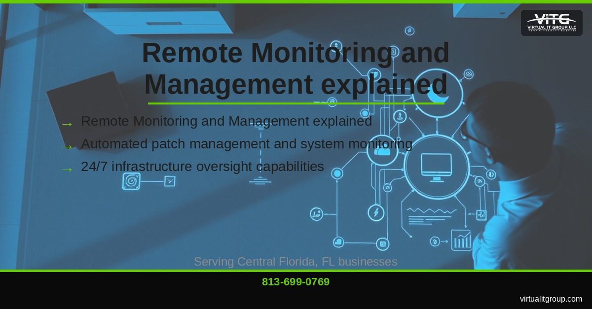 Side-by-side comparison chart showing PSA business functions versus RMM technical monitoring capabilities | PSA vs RMM: Understanding the Two Pillars of Modern MSP Operations Central Florida